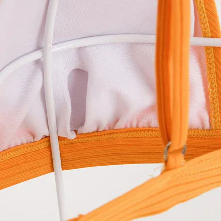 Women's yellow high waist triangle bikini suit with split top and high-waist briefs, sizes L M XL