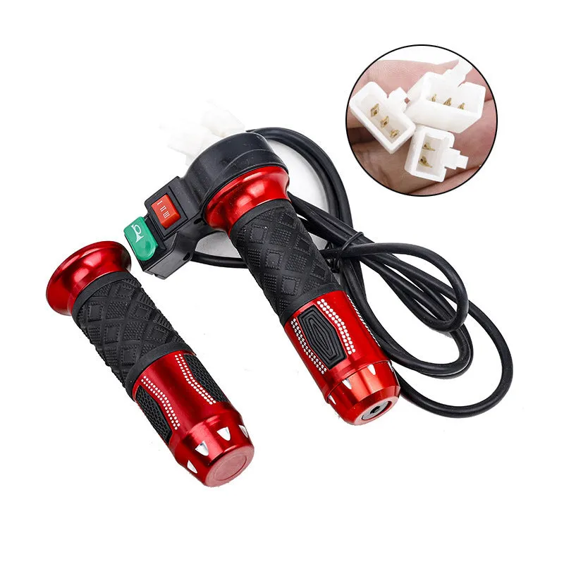 Three-wheel electric vehicle acceleration modification handle with three-speed rotation and integrated horn speaker