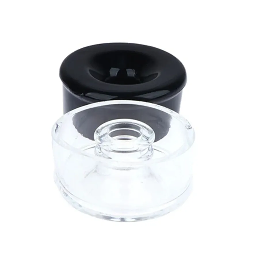 Silicone case for bottle mouth vacuum negative pressure exerciser fitting 6 to 75cm openings in black and transparent colours