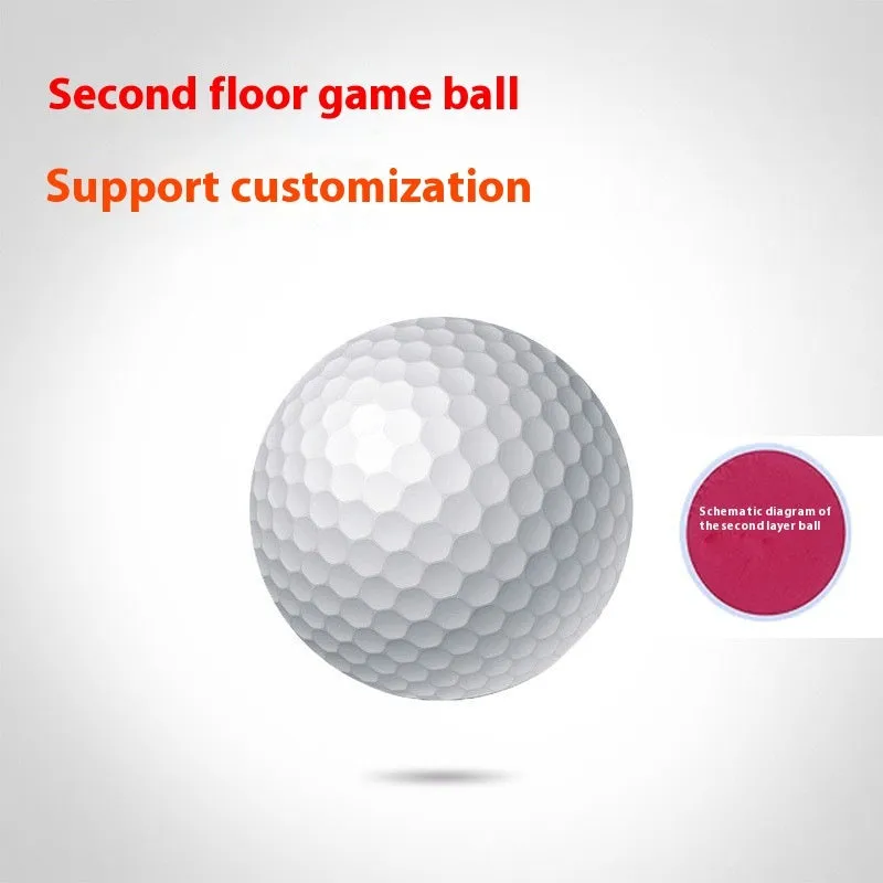 White Game Sarin Double Deck Next Game Golf ball with 392 bee holes, 42.6mm, compression 90