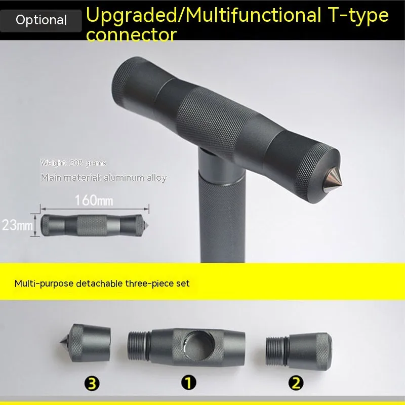 Aluminium alloy T-head assembly replacement part for Eagle Thorn series shovel and tactical stick
