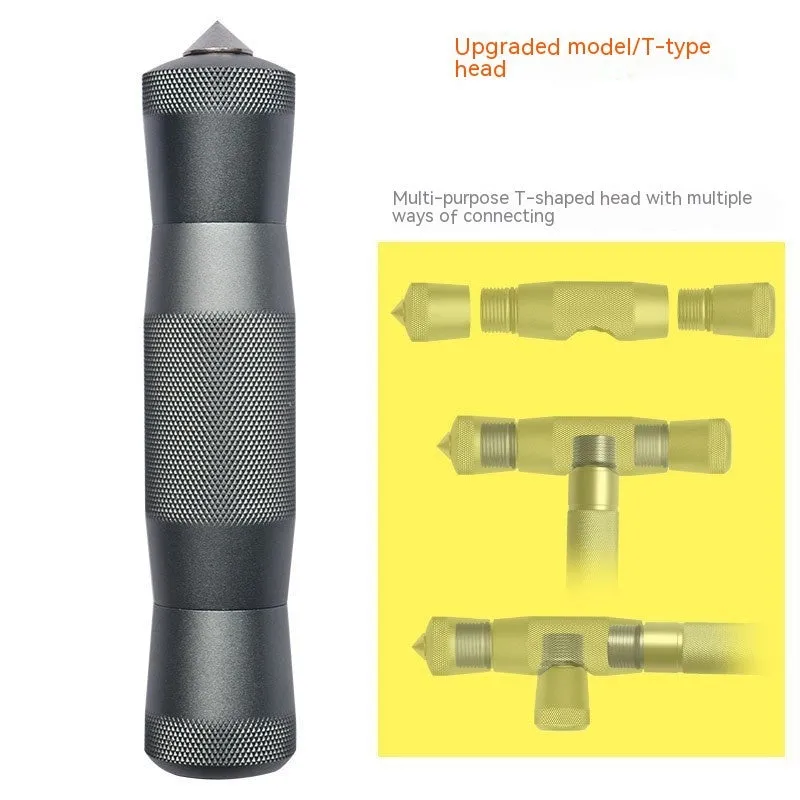 Aluminium alloy T-head assembly replacement part for Eagle Thorn series shovel and tactical stick