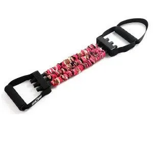 Elastic tension band exercise equipment, latex resistance device in camouflage colours, multiple weight options from 24KG to 120KG
