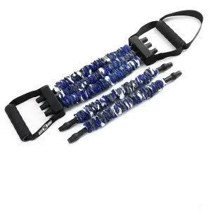 Elastic tension band exercise equipment, latex resistance device in camouflage colours, multiple weight options from 24KG to 120KG