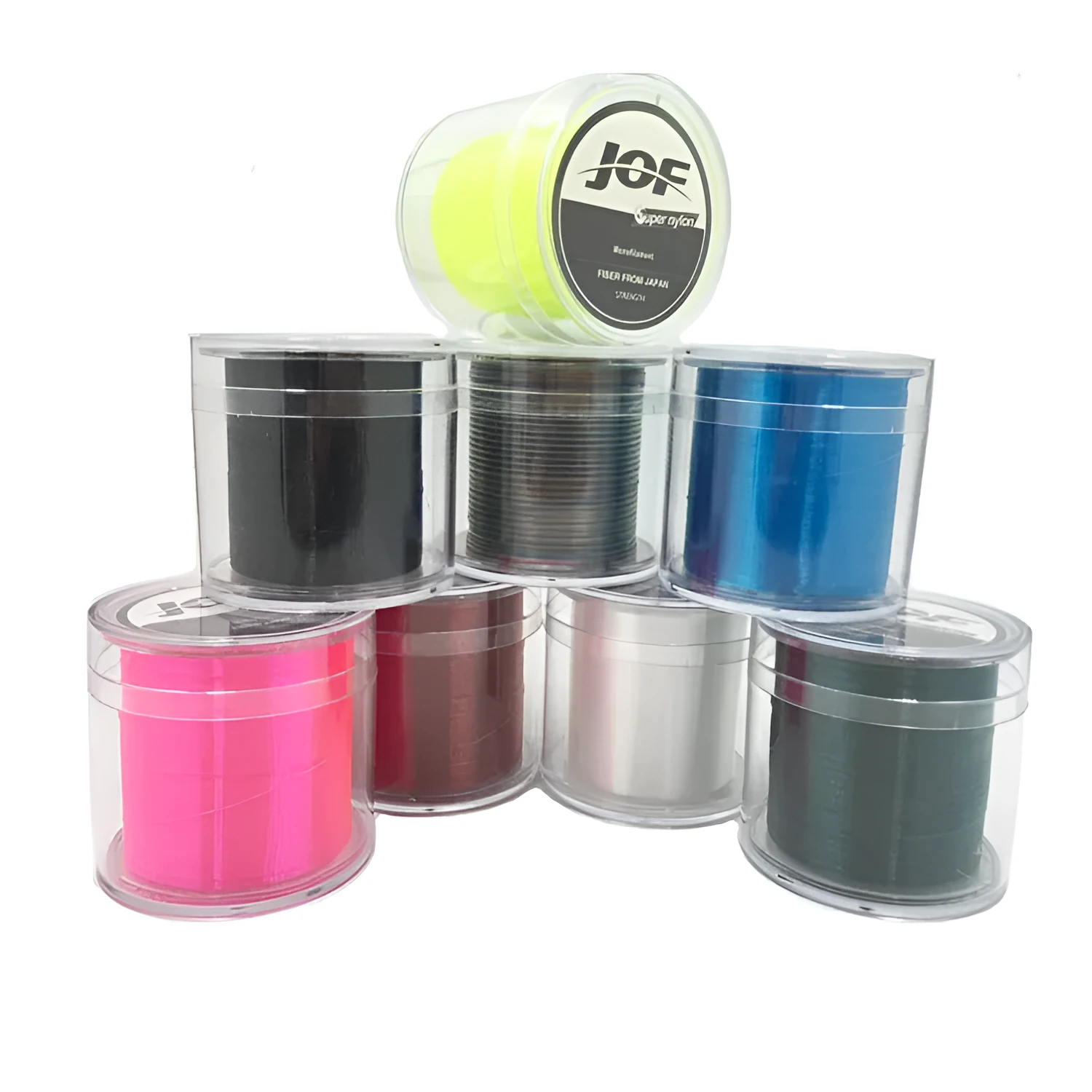 JOF 500M 8-strand braided PE fishing line floating line in multiple colours on spool
