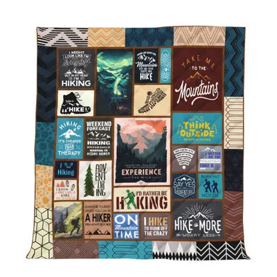 Outdoor camping blanket made from soft 100% polyester in a picnic setting with green grass background