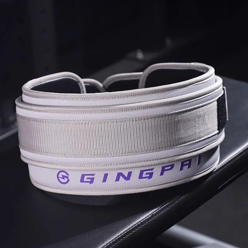 Abdominal exercising band for waist protection during weight training exercises