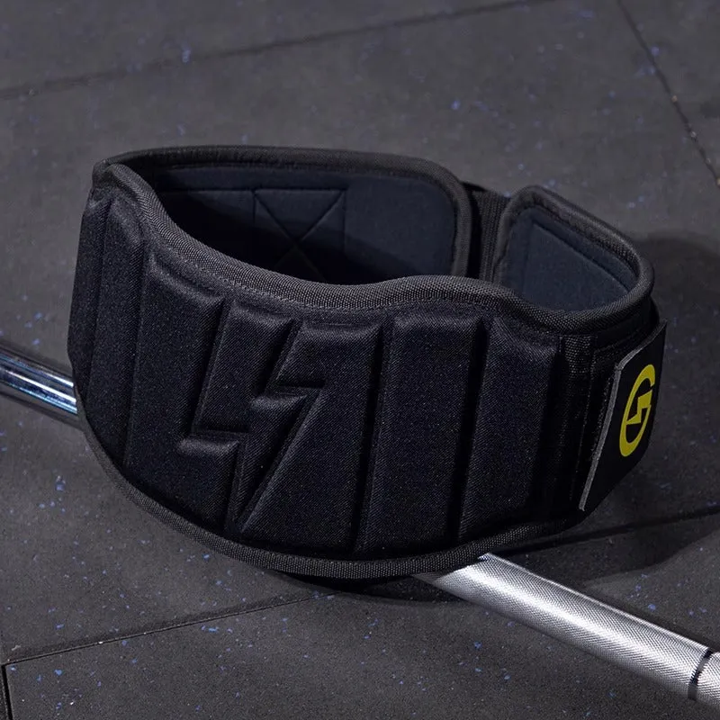 Abdominal exercising band for waist protection during weight training exercises