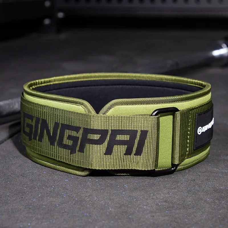 Abdominal exercising band for waist protection during weight training exercises