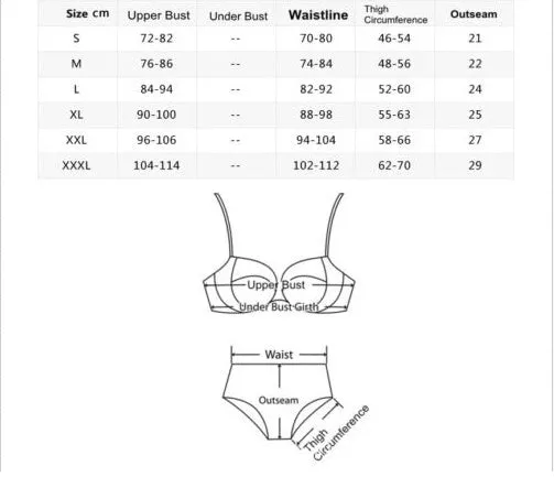 Black one-piece women's swimsuit on display, available in sizes S to XL