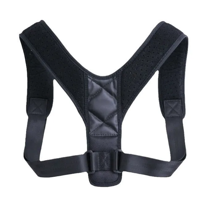 Nylon back posture correction band for anti-hunchback support during sitting
