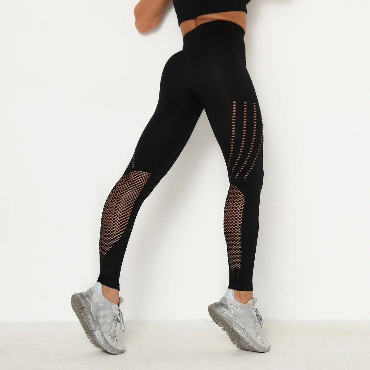 Ladies bodybuilding buttocks elastic fitness pants in pink with high stretch nylon fabric for gym yoga running