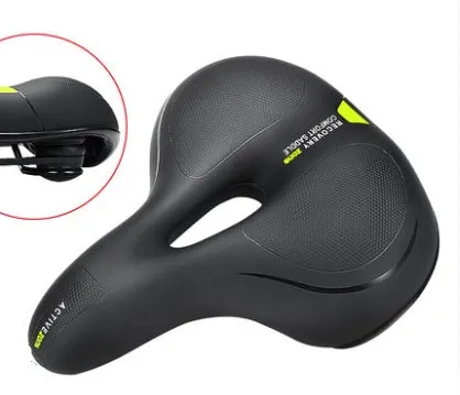 Bicycle cushion cover for front shock absorber seat, 25cm by 21cm, in black and red colour
