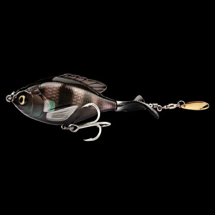 Tractor lure fishing lure 9.5cm bionic hard bait ABS plastic three treble hooks multicolour