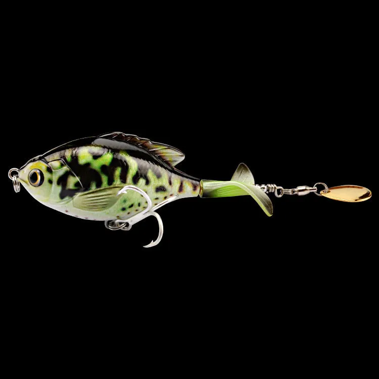 Tractor lure fishing lure 9.5cm bionic hard bait ABS plastic three treble hooks multicolour