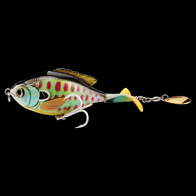 Tractor lure fishing lure 9.5cm bionic hard bait ABS plastic three treble hooks multicolour