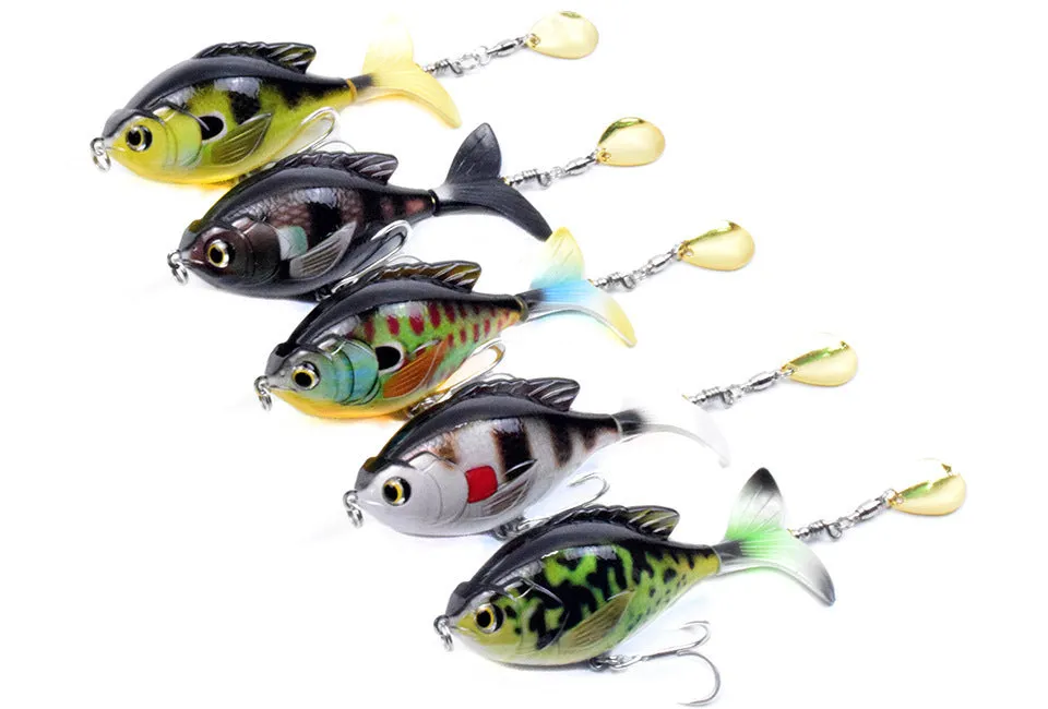 Tractor lure fishing lure 9.5cm bionic hard bait ABS plastic three treble hooks multicolour