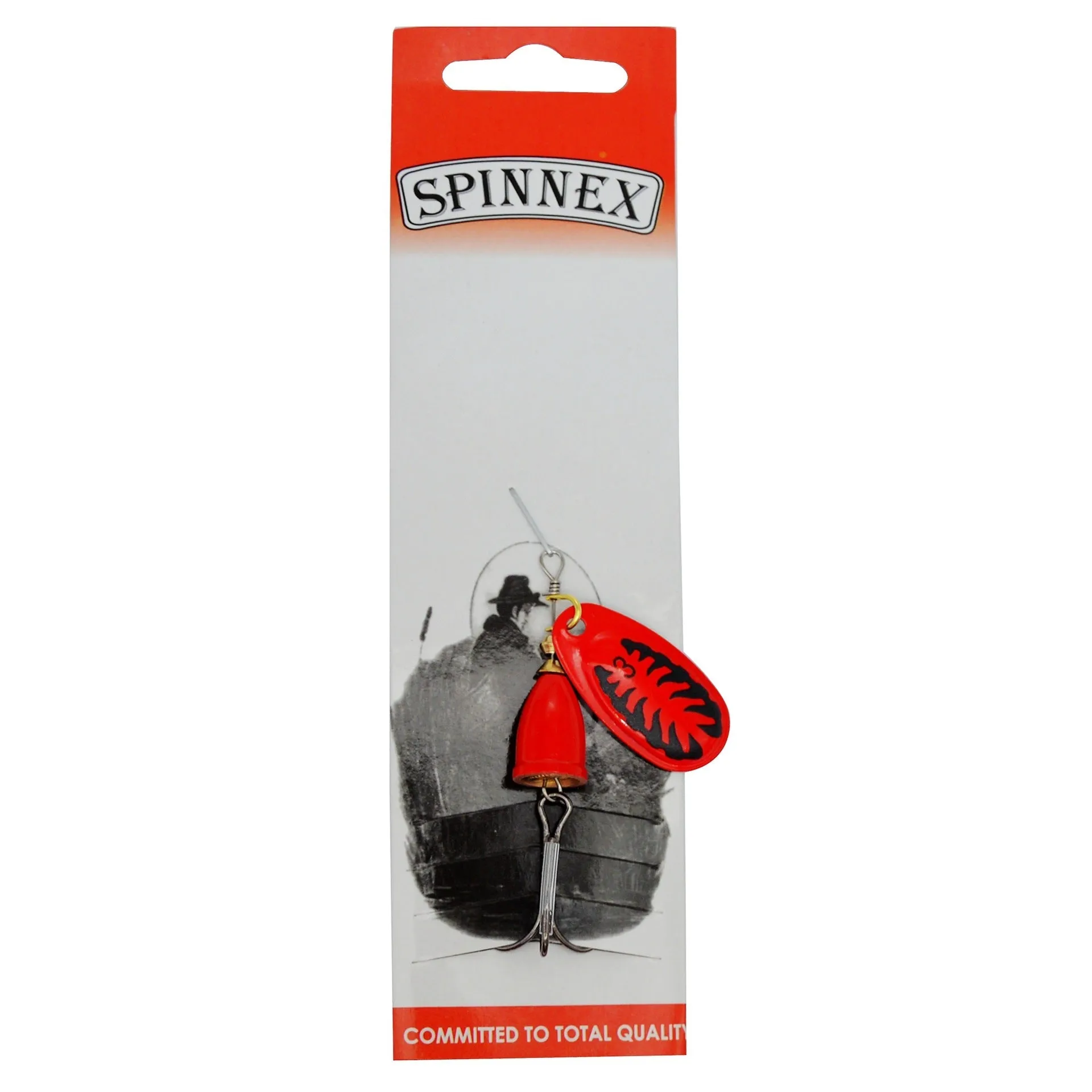R-shaped metal fishing lure with rotating sequins and copper bell in gold, silver, red, yellow, and green colour variations