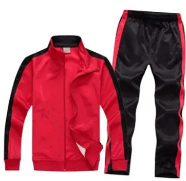 Children's polyester football training suit top and trousers set in multiple sizes from 3XS to 4XL for youth sport