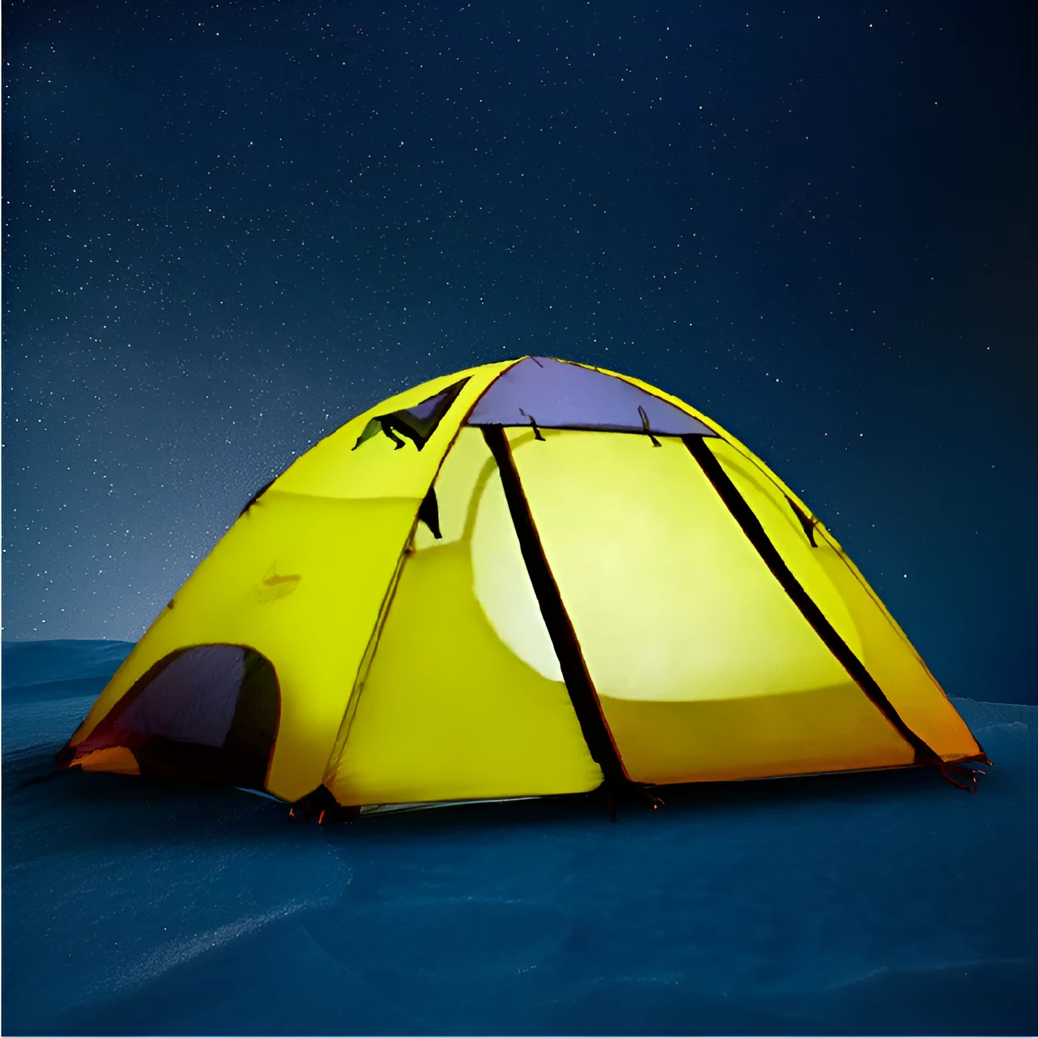 Wild Couple 3-person dome tent in grass green with aluminium poles and waterproof flysheet