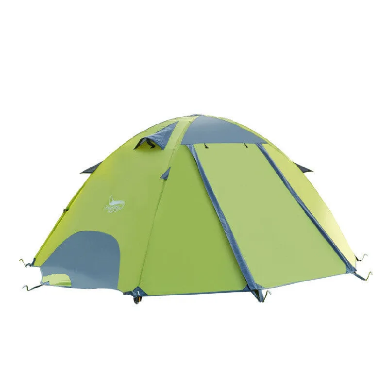 Wild Couple 3-person dome tent in grass green with aluminium poles and waterproof flysheet