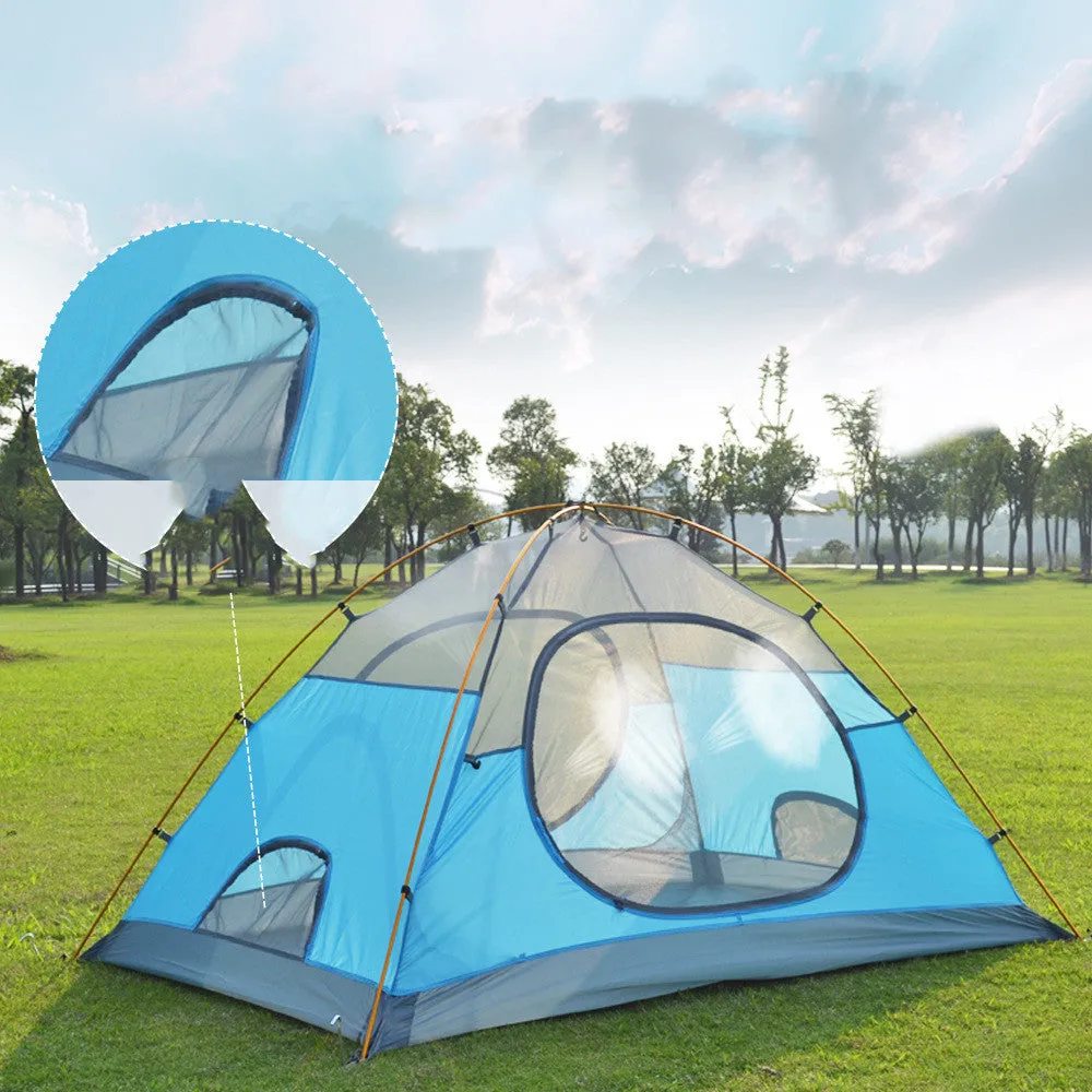Wild Couple 3-person dome tent in grass green with aluminium poles and waterproof flysheet