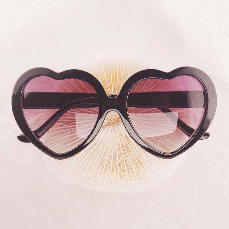 SUNFLOWER childrens plastic love-style sunglasses in multiple frame colours for kids birthday gift
