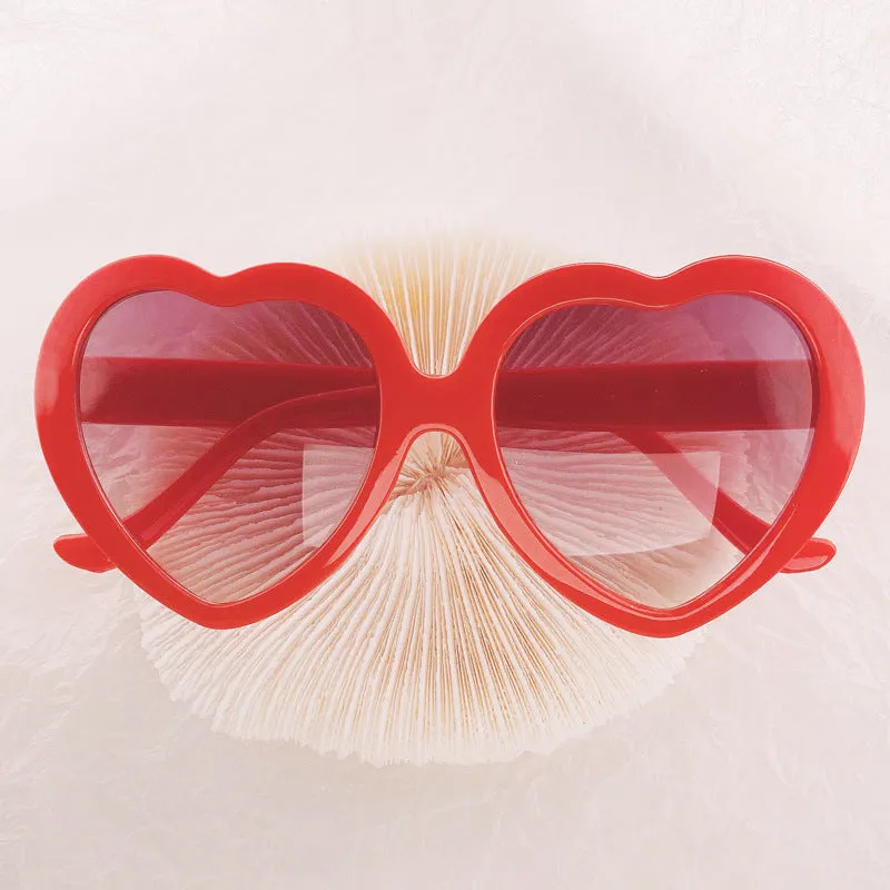 SUNFLOWER childrens plastic love-style sunglasses in multiple frame colours for kids birthday gift