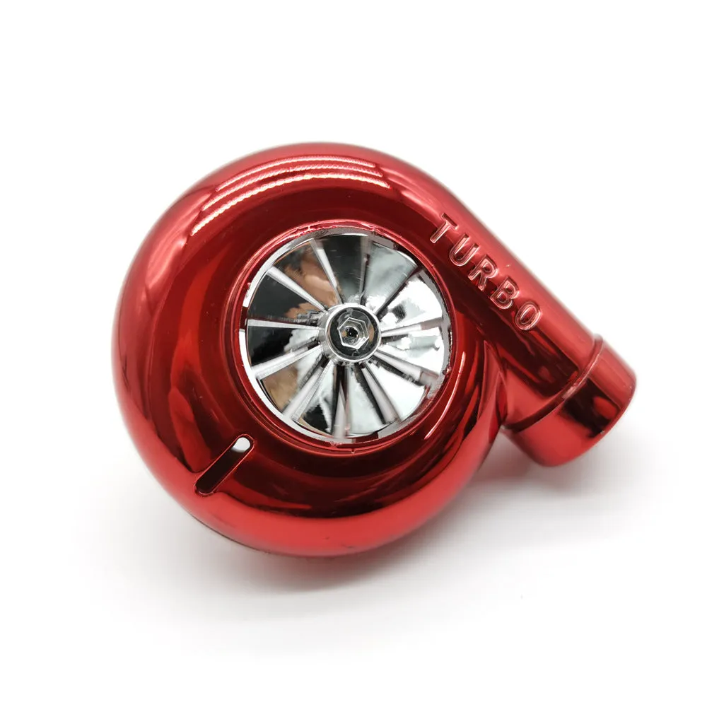 TURBO air outlet scented freshener in sapphire blue mounted on car vent for decoration and fragrance