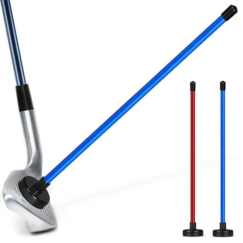 Aluminium alloy magnetic direction baseball bar golf swing trainer in red or blue colour