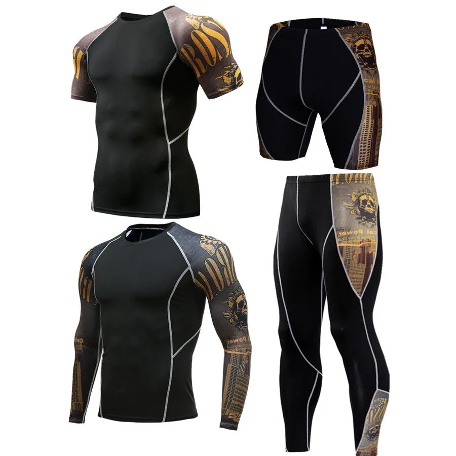 Sportswear quick-dry milk silk running suit in blue, polyester fabric for training