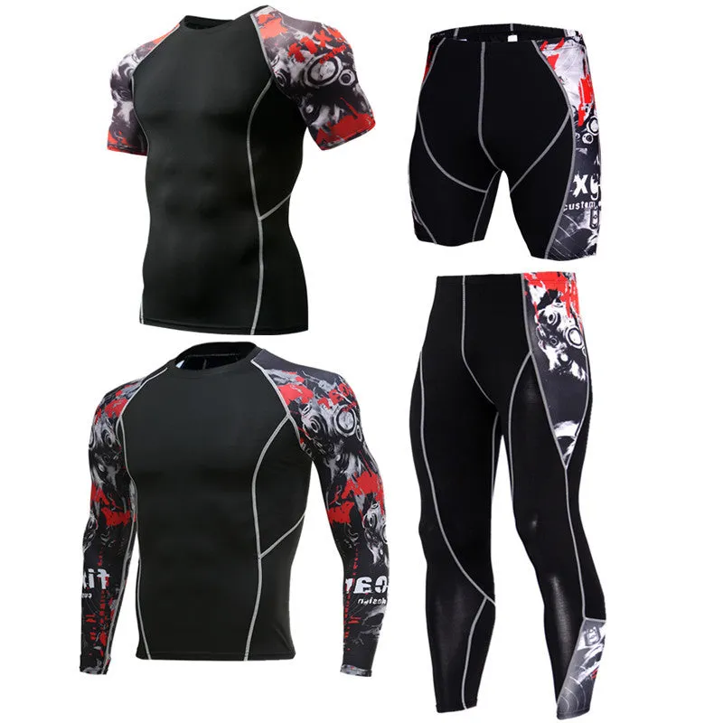 Sportswear quick-dry milk silk running suit in blue, polyester fabric for training