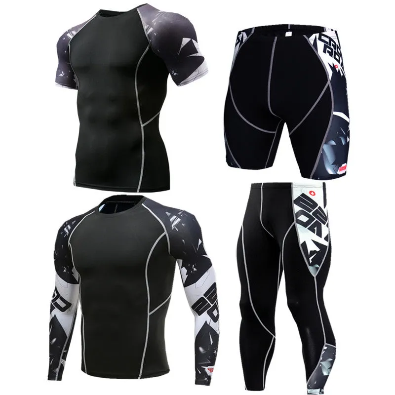 Sportswear quick-dry milk silk running suit in blue, polyester fabric for training