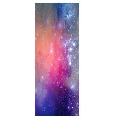 Printed yoga mat drape in exotic floral pattern, 185cm x 65cm, polyester nylon superfine fibre