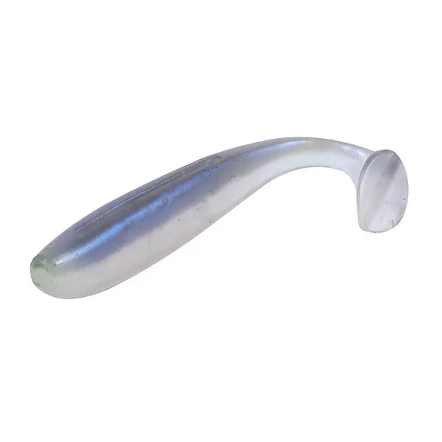 Soft silicone bionic fishing bait 6cm 1.4g T tail artificial lure with hook groove
