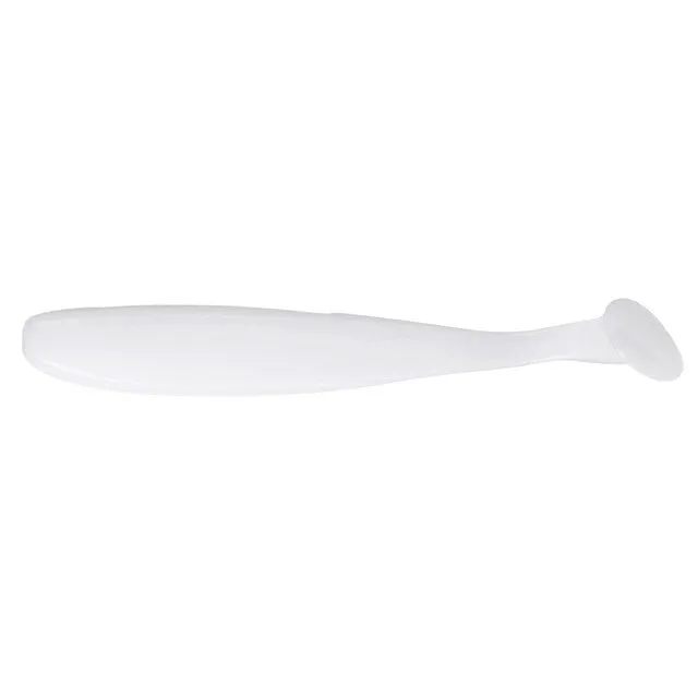 Soft silicone bionic fishing bait 6cm 1.4g T tail artificial lure with hook groove