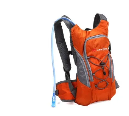Polyester sports outdoor bag in black with 10L capacity for bicycle riding and hiking