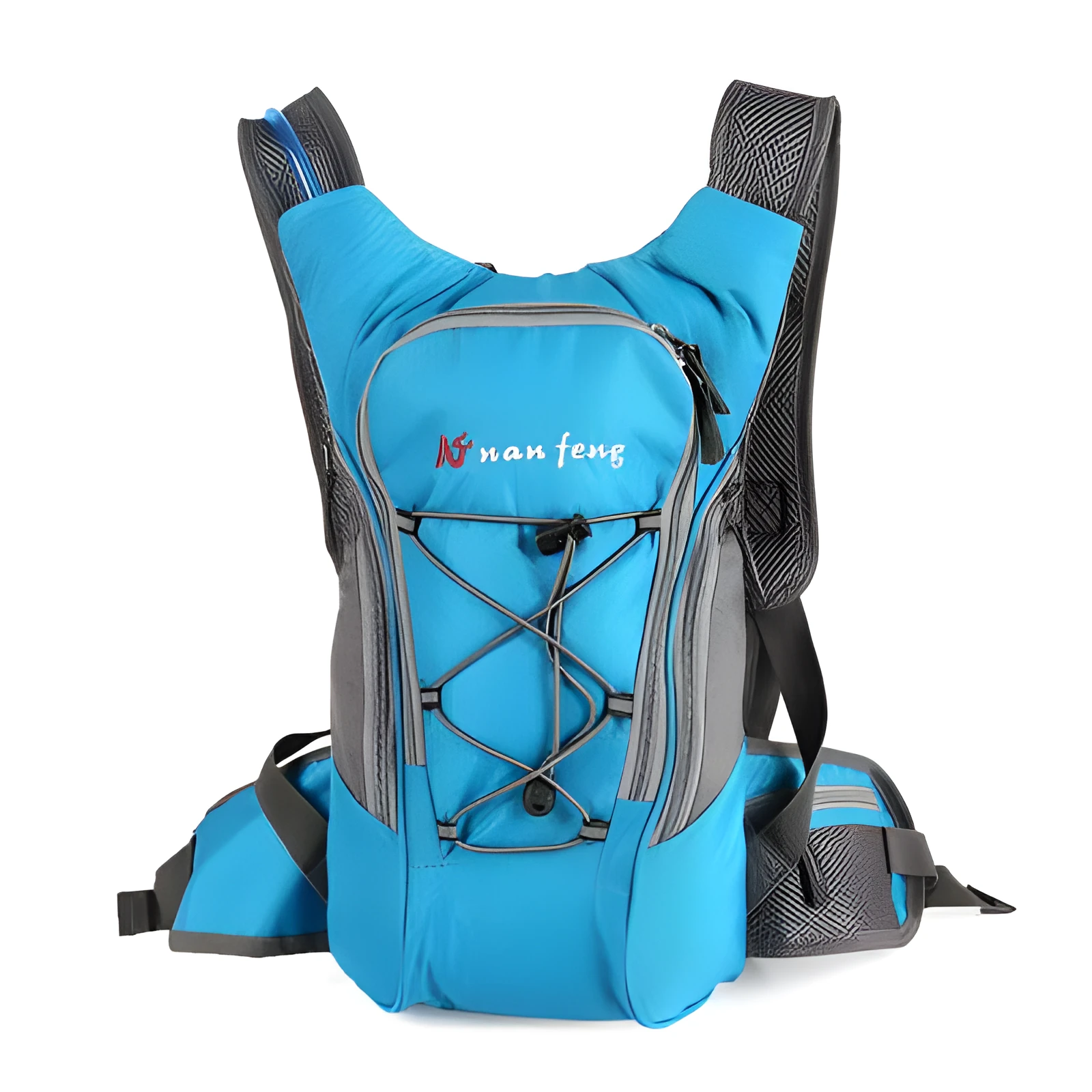 Polyester sports outdoor bag in black with 10L capacity for bicycle riding and hiking