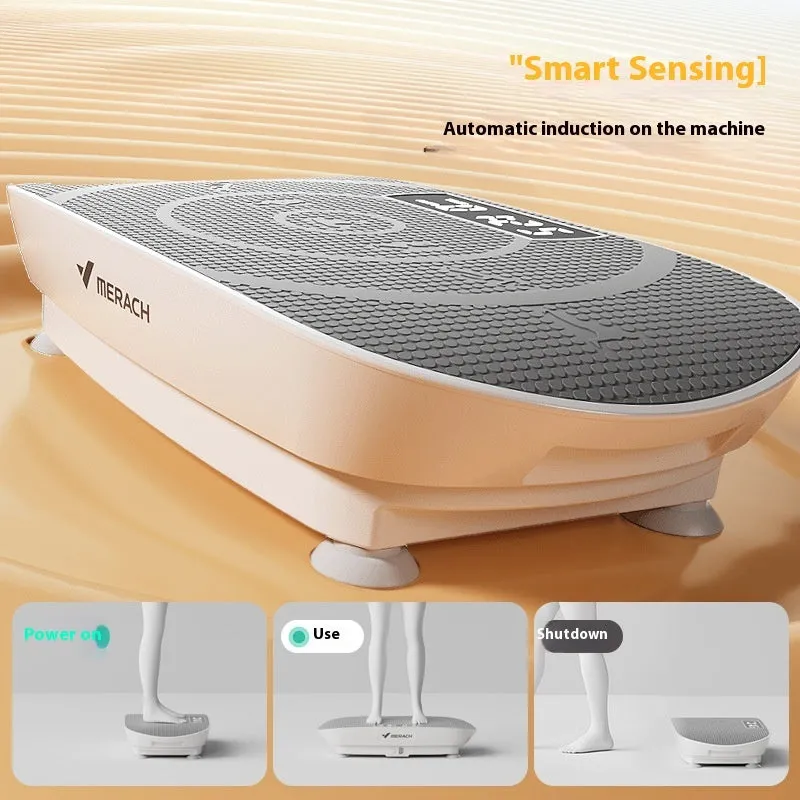 Grey portable smart power plate fat slinger with US plug showing 58cm length