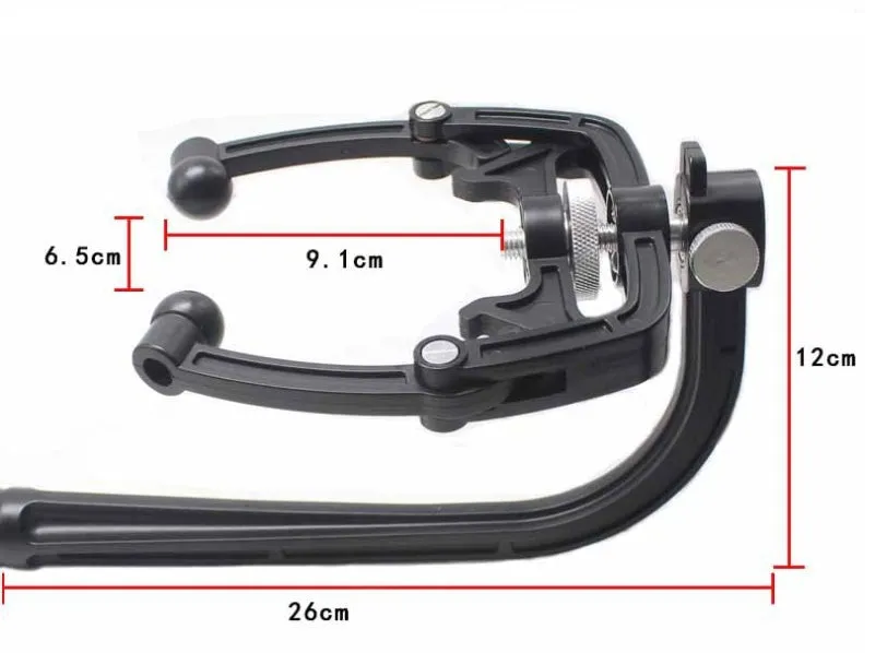 Black PVC wire tangle for fishing rig assembly, 18cm long, on white background