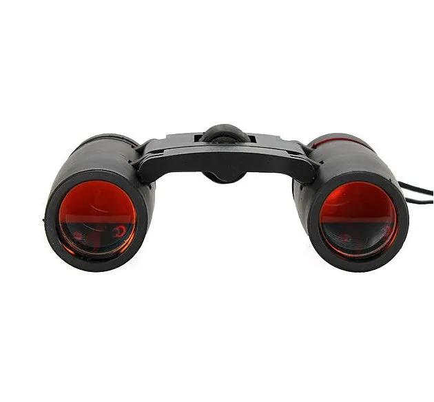 30x60 HD foldable binoculars black colour unfolded view showing lenses