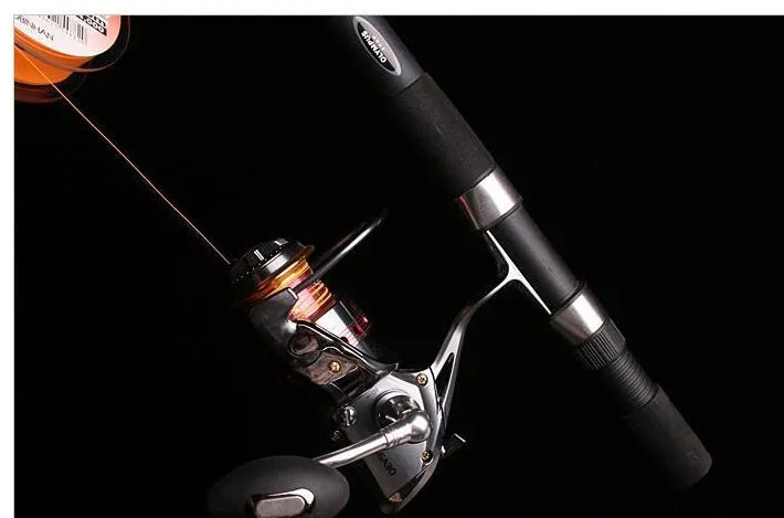 Black fishing line winder tool with adjustable tension mechanism for solo spooling