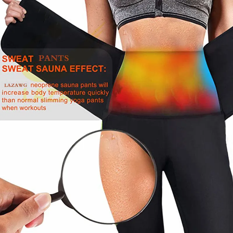 Black compression waist fitness yoga pants for women in Lycra acetate blend five-point length