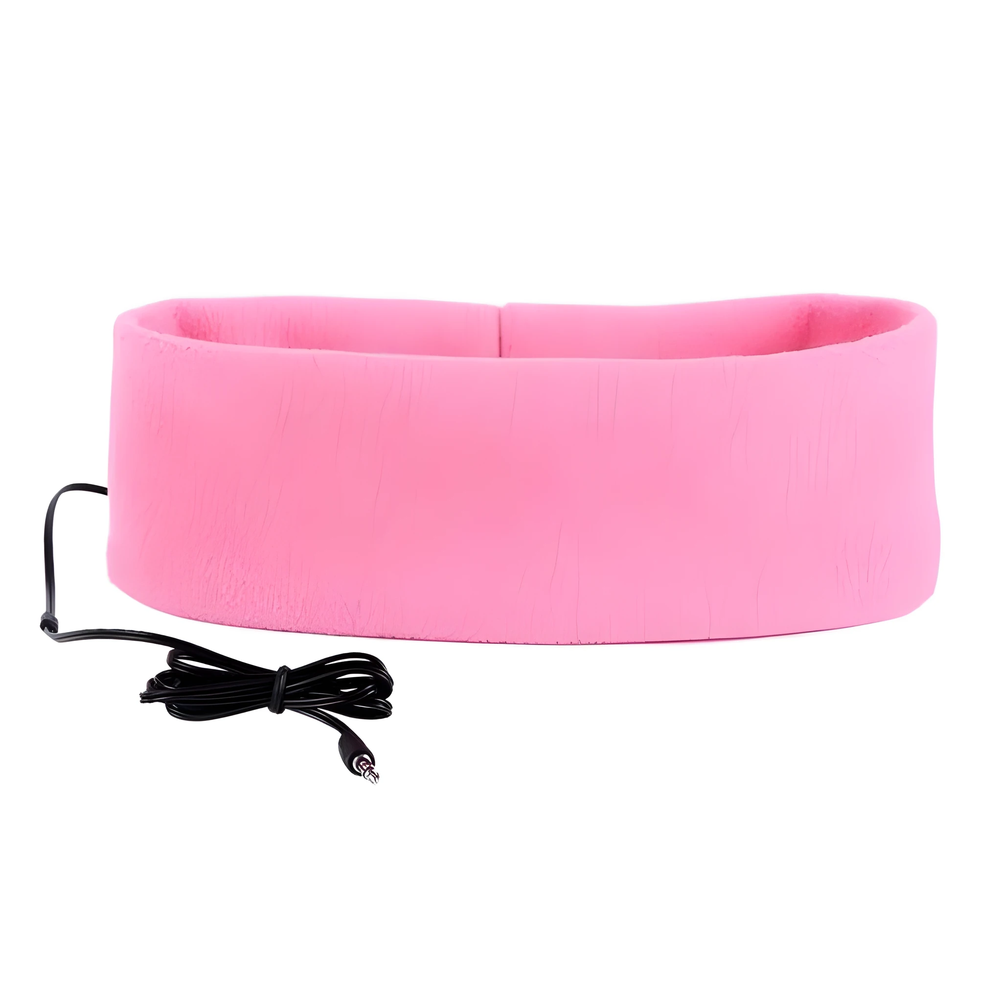 Sleep Phones headband with built-in flat speakers in black, unisex design, soft cotton fabric