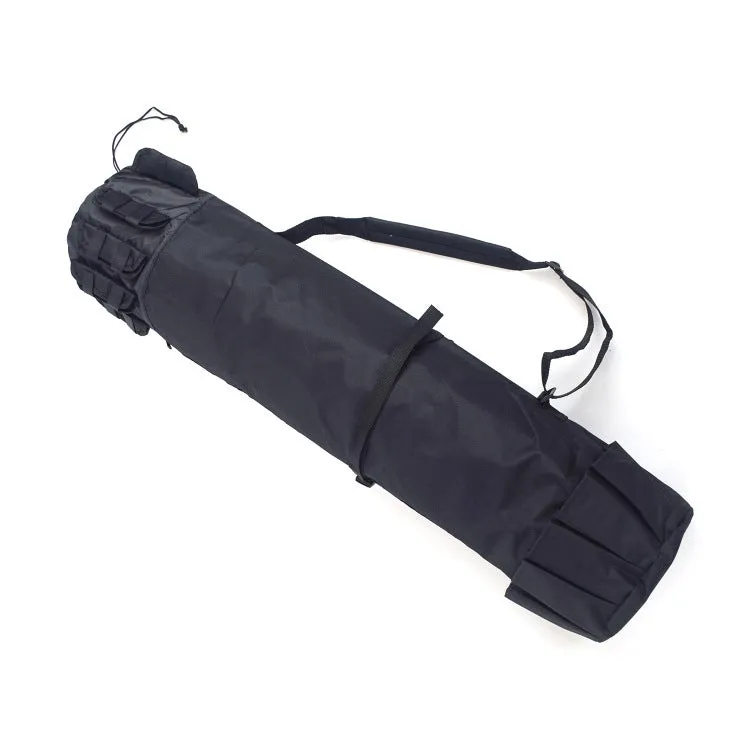 Cylindrical fishing rod bag made of Oxford cloth in army green, 116cm length, for sea fishing gear
