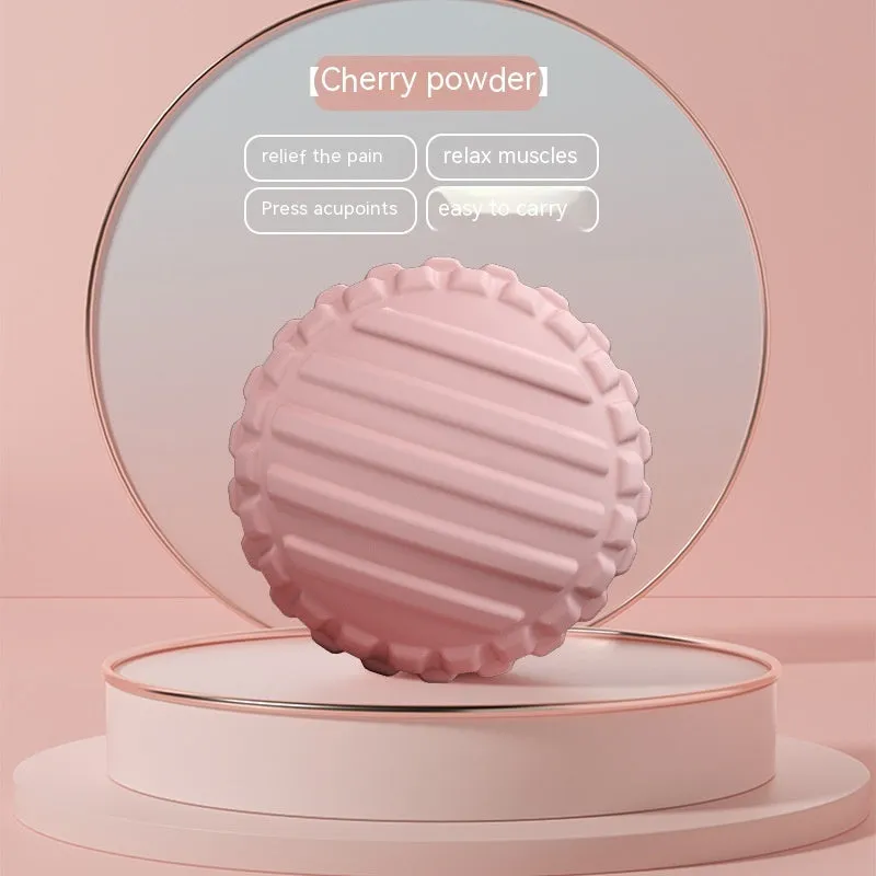 TPR foot massage ball in blue colour with 6cm diameter for foot pressure relief