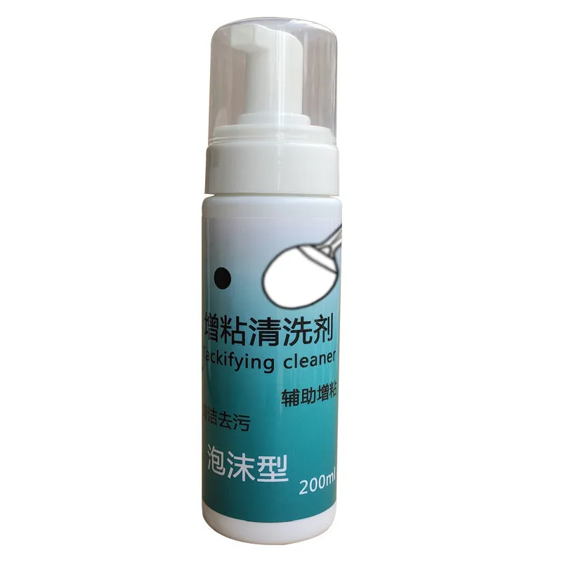 Table tennis racket care kit with sponge mop, rubber cleaning agent, grip tape, protective film, and edge protection accessories