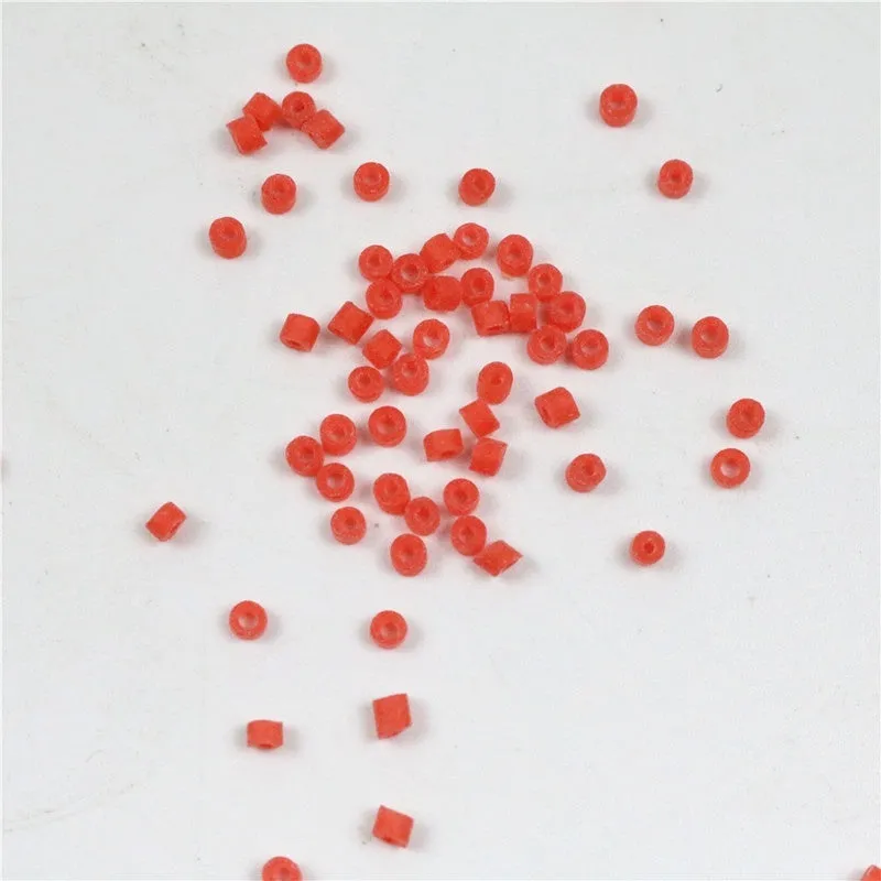 Bagged rubber bands for fishing bait fastening red worm earthworm 100 packets