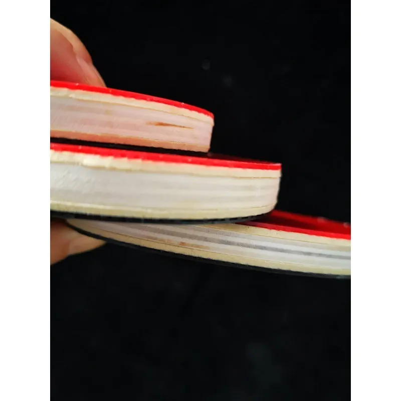 Mini wooden table tennis racket paddle in three sizes large medium and small