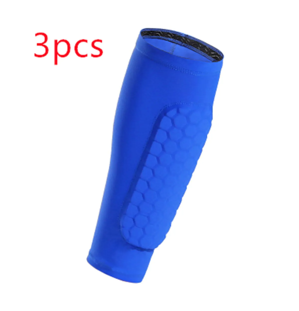 Men's thin Lycra joint protective knee sleeve in black, side view, for running and fitness